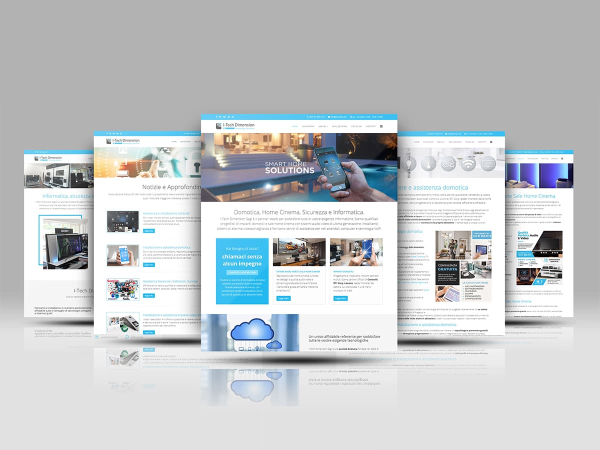 realizzazione sito internet I-TECH DIMENSION SAGL - Pregassona Lugano - Ticino - Svizzera