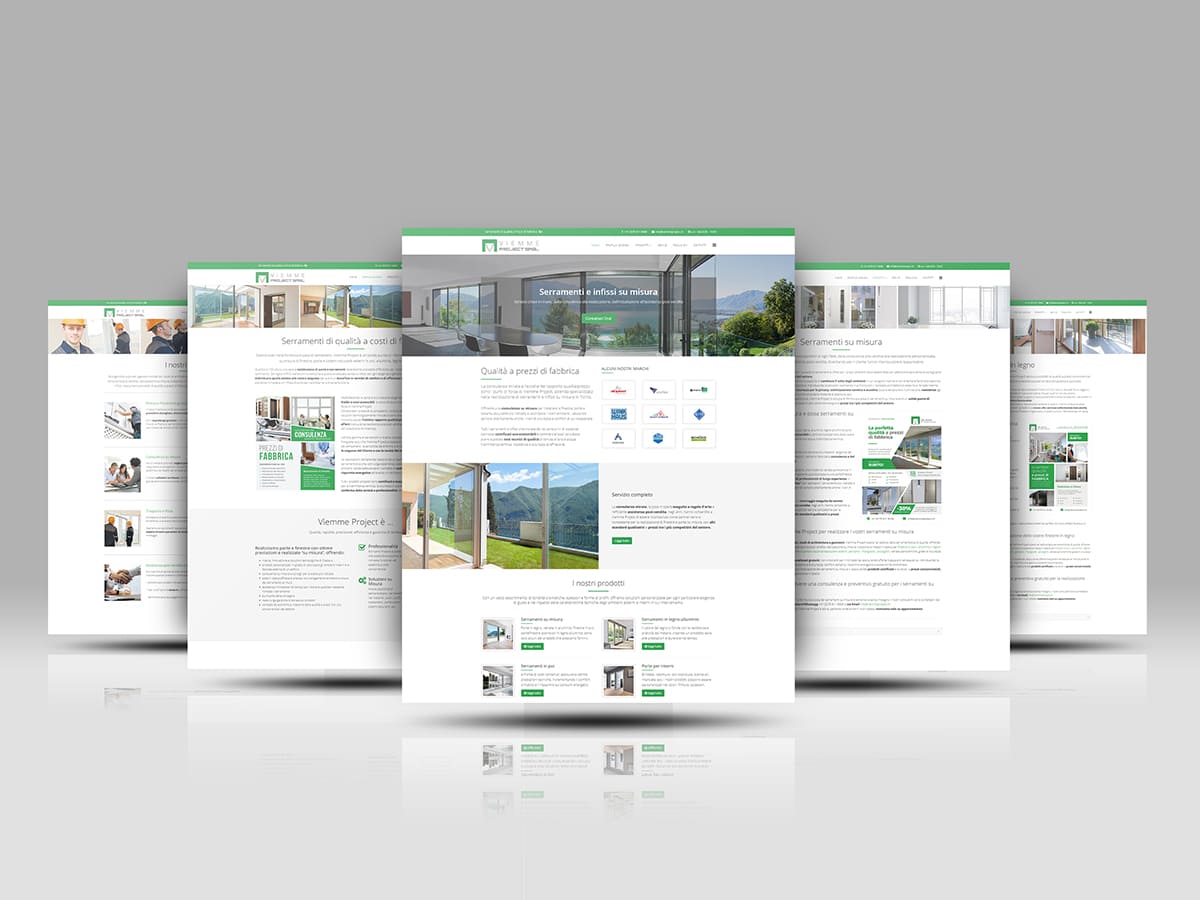realizzazione sito internet VIEMME PROJECT SAGL - Lugano - Ticino