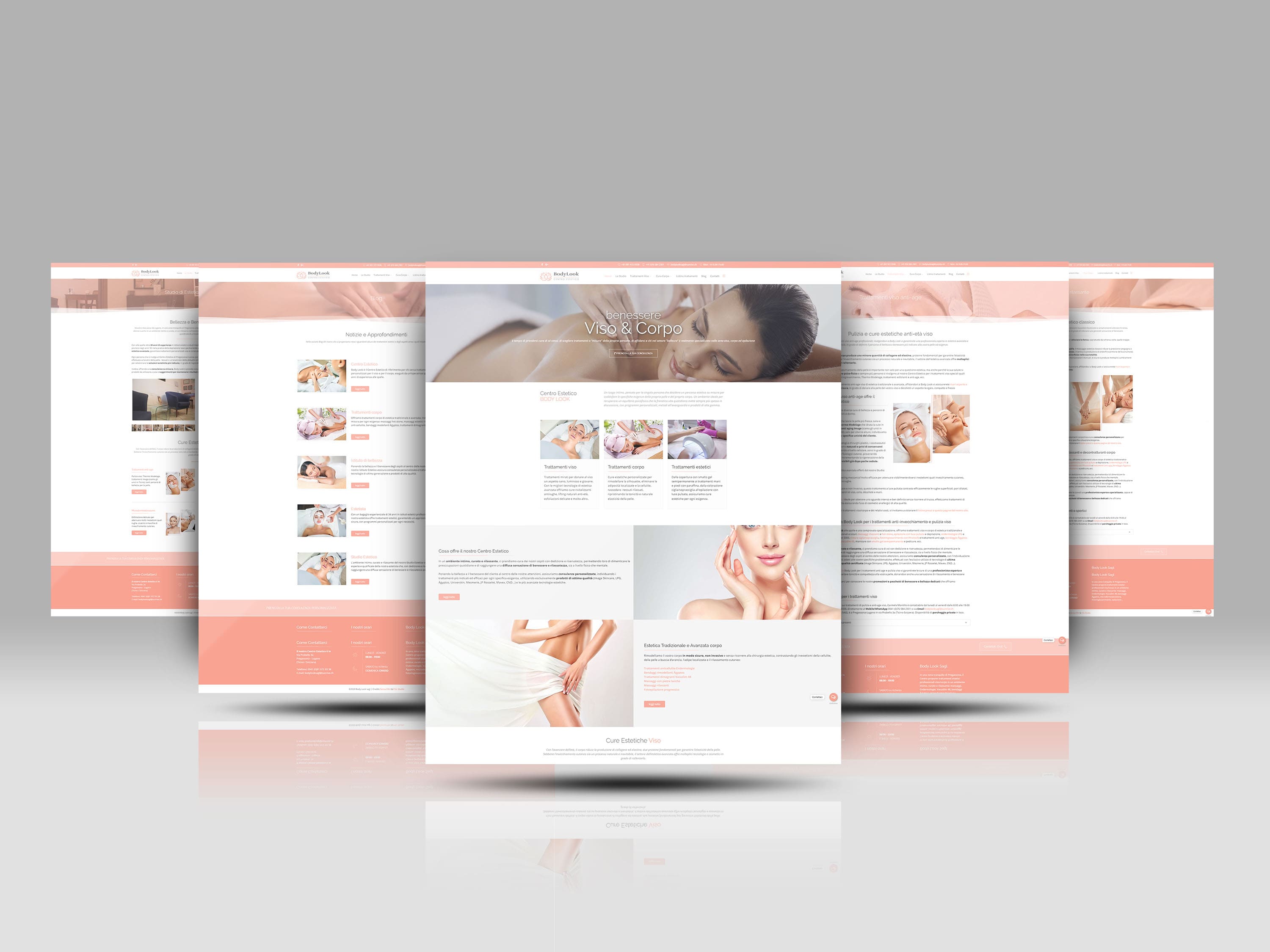 realizzazione sito internet BODYLOOK SAGL - (Lugano- Ticino - Svizzera)