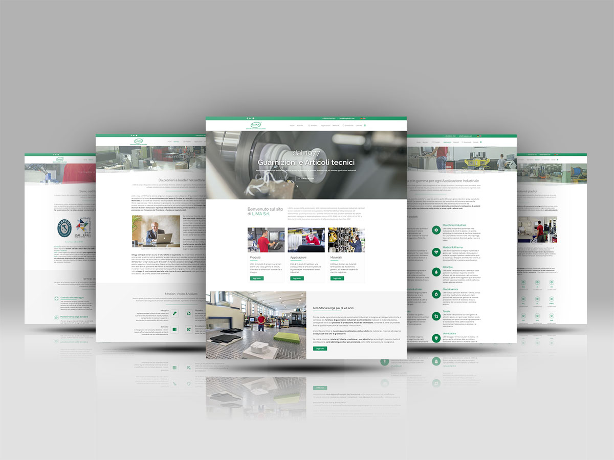 Realizzazione sito internet Lima Srl
