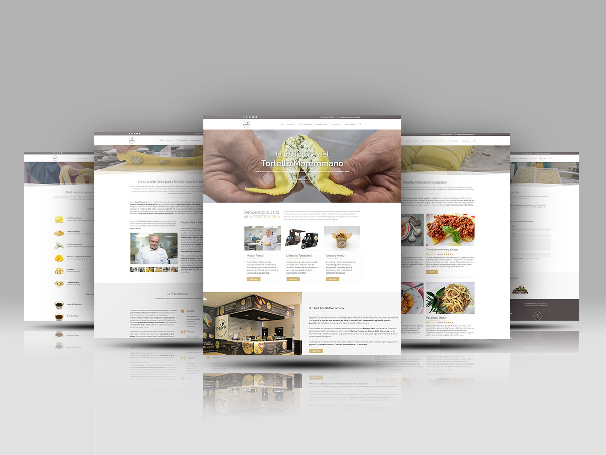 Realizzazione sito internet La Tortelleria Maremmana