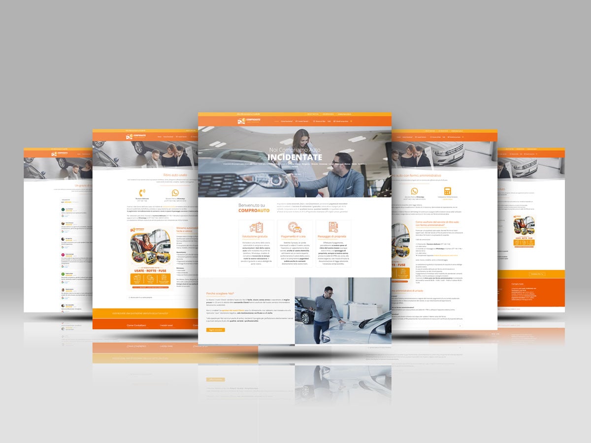 realizzazione sito internet COMPRO AUTO - Varedo - Monza Brianza - Italia