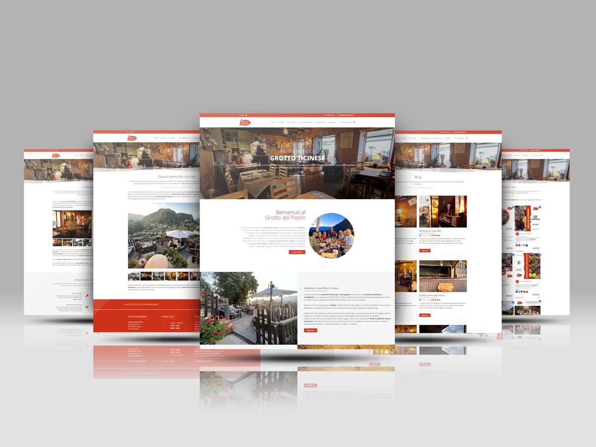 Realizzazione sito internet Grotto del Paolin