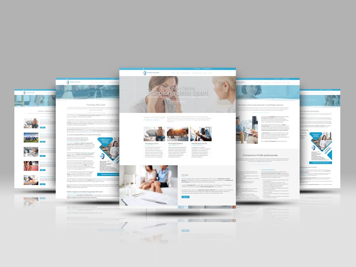 realizzazione sito internet Porzia Zara - Studio psicologia dello sport